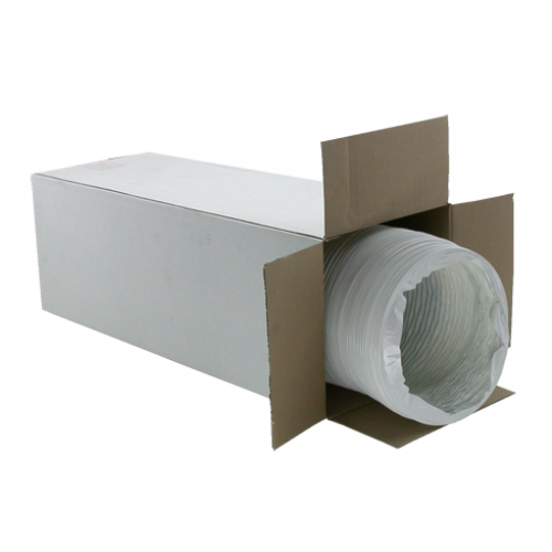 Tubo flessibile PVC Bianco 127mm - 15 metri